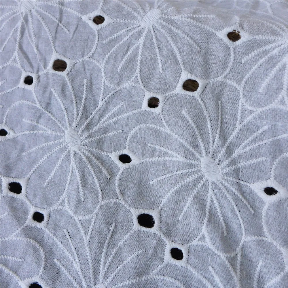 White Embroidery Blossom Cotton Lace Fabric With Eyelet Lace Home Party DIY Decoration 1 Yard
White Embroidery Blossom Cotton Lace Fabric With Eyelet Lace Home Party DIY Decoration 1 Yard