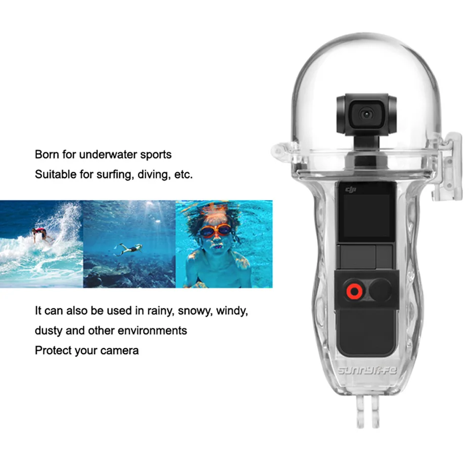 For Osmo Pocket Waterproof Accessories Full Transparent Protector Housing For DJI Osmo Pocket Handheld Camera Cases Diving 60M
For Osmo Pocket Waterproof Accessories Full Transparent Protector Housing For DJI Osmo Pocket Handheld Camera Cases Diving 60M