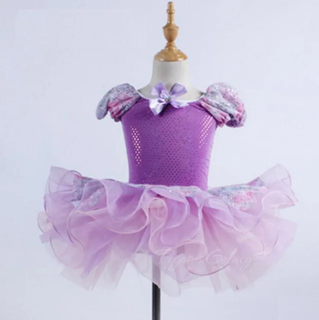Girls Tutu Leotard Clothes Purple Puff Sleeves Ballet Dance Costume For Women Stage Show Ballet Dancewear Children Ballet Dress
Girls Tutu Leotard Clothes Purple Puff Sleeves Ballet Dance Costume For Women Stage Show Ballet Dancewear Children Ballet Dress