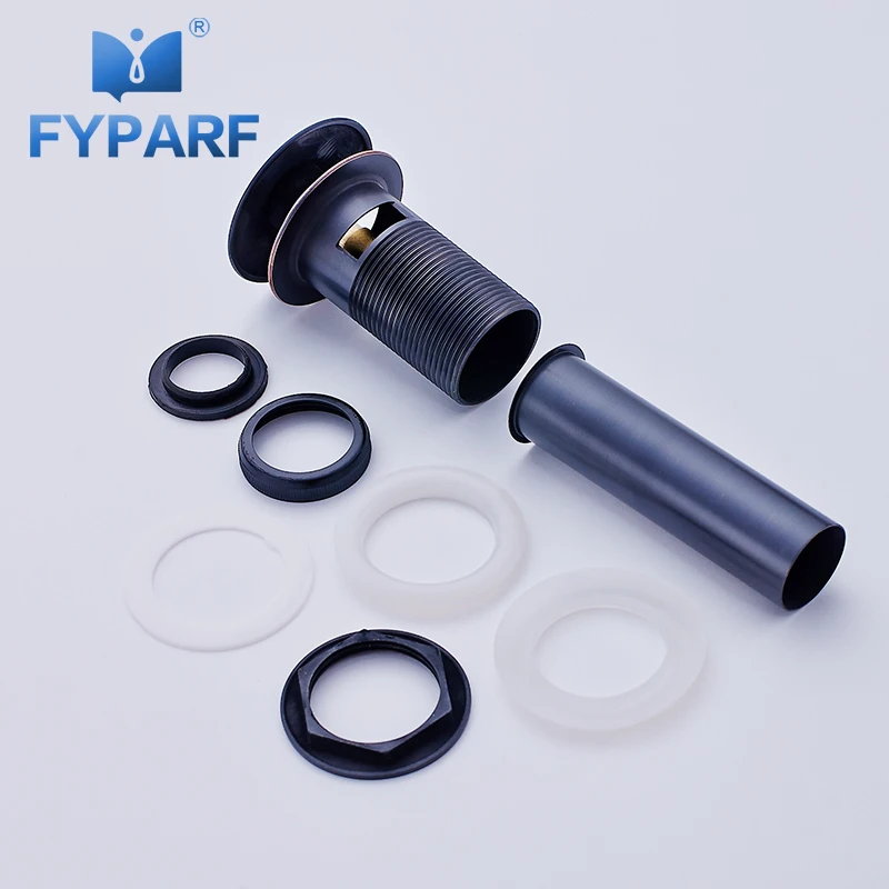 FYPARF Bathroom Lavatory Black Sink Pop Up Drain With/Without Overflow Bathroom Parts Faucet Accessories Drainer Round Style
FYPARF Bathroom Lavatory Black Sink Pop Up Drain With/Without Overflow Bathroom Parts Faucet Accessories Drainer Round Style
