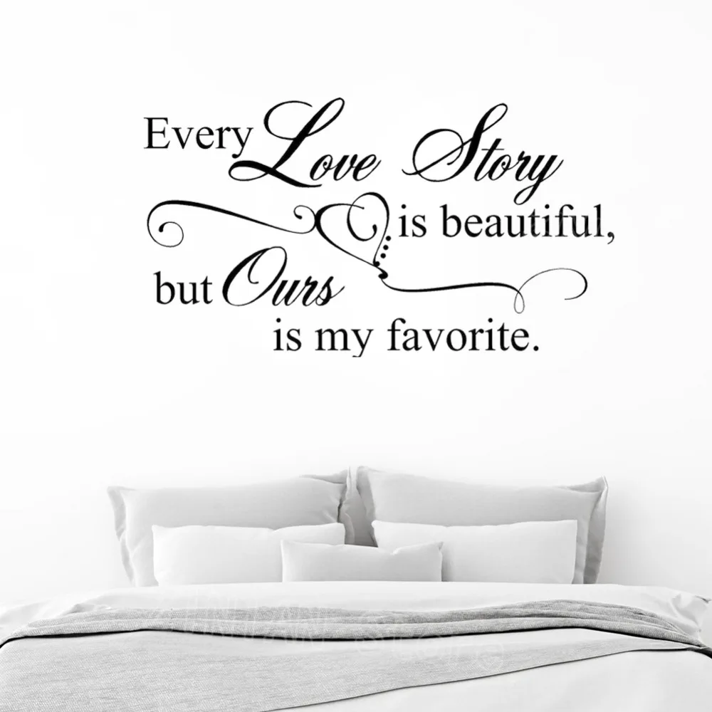 EVERY LOVE STORY IS BEAUTIFUL HEART Vinyl Lettering Words Wall Decal Quote for Bedroom DIY Home Wall Decoration Stickers Z686
EVERY LOVE STORY IS BEAUTIFUL HEART Vinyl Lettering Words Wall Decal Quote for Bedroom DIY Home Wall Decoration Stickers Z686