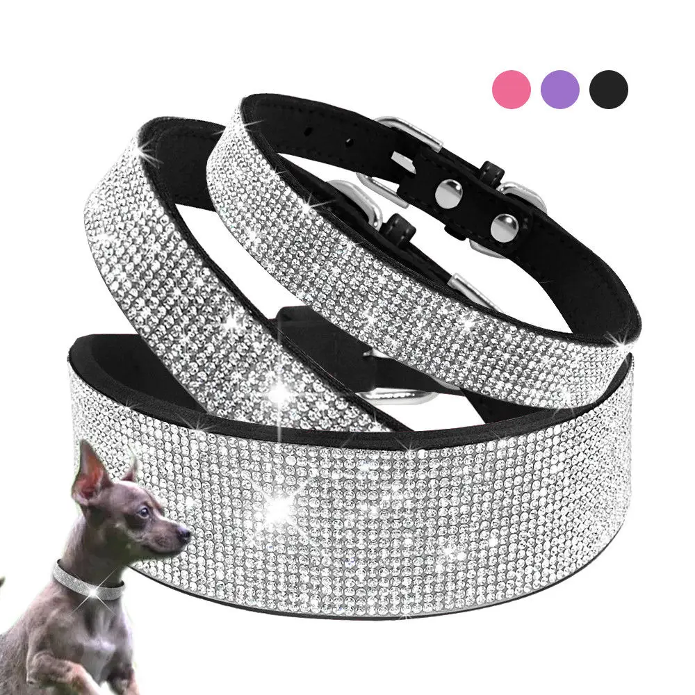 Bling Rhinestone Dog Cat Collars Leather Pet Puppy Kitten Collar Walk Leash Lead For Small Medium Dogs Cats Chihuahua Pug Yorkie
Bling Rhinestone Dog Cat Collars Leather Pet Puppy Kitten Collar Walk Leash Lead For Small Medium Dogs Cats Chihuahua Pug Yorkie