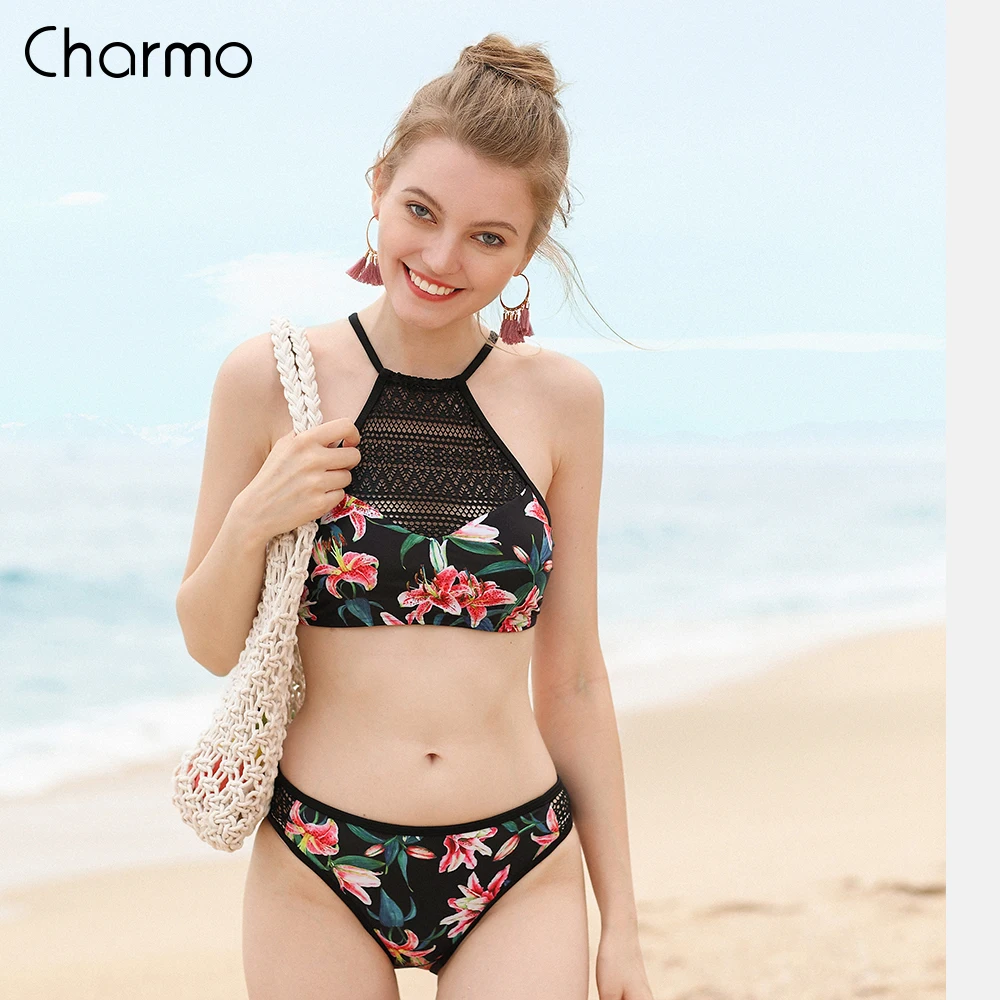 Charmo Женский комплект бикини винтажный цветочный принт сетчатый купальник с вырезами купальный костюм Сексуальная Пляжная одежда сексуаль...
Charmo Женский комплект бикини винтажный цветочный принт сетчатый купальник с вырезами купальный костюм Сексуальная Пляжная одежда сексуаль...