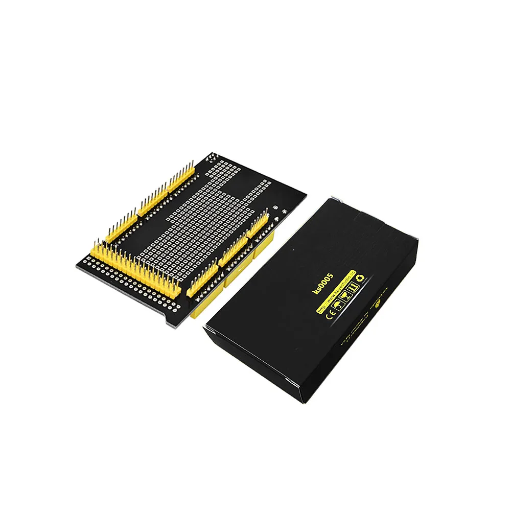 Keyestudio MEGA Protoshield/prototype expansion board V3 +breadboard for Arduino Mega( Color Box Packing)
Keyestudio MEGA Protoshield/prototype expansion board V3 +breadboard for Arduino Mega( Color Box Packing)