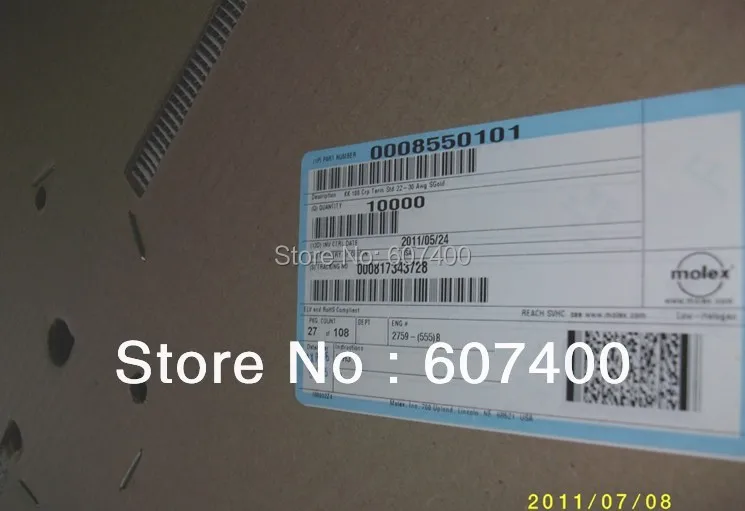 0008550101 розетка CONN TERM 22-30AWG Золотая 08-55-0101, фоторозетка 100%, новые и оригинальные детали 0855-0101
0008550101 розетка CONN TERM 22-30AWG Золотая 08-55-0101, фоторозетка 100%, новые и оригинальные детали 0855-0101