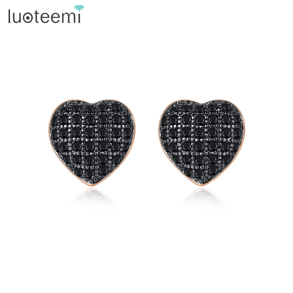 LUOTEEMI Design Cute Heart Stud Earrings for Women Wedding Party Shiny CZ Popular Three Colors Female Pendientes Christmas Gift
LUOTEEMI Design Cute Heart Stud Earrings for Women Wedding Party Shiny CZ Popular Three Colors Female Pendientes Christmas Gift