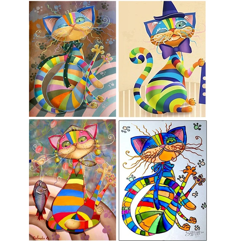 5D DIY Diamond Embroidery Mosaic Cats Needlework Gift Full drill Diamond Painting Cross Stitch Animal
5D DIY Diamond Embroidery Mosaic Cats Needlework Gift Full drill Diamond Painting Cross Stitch Animal