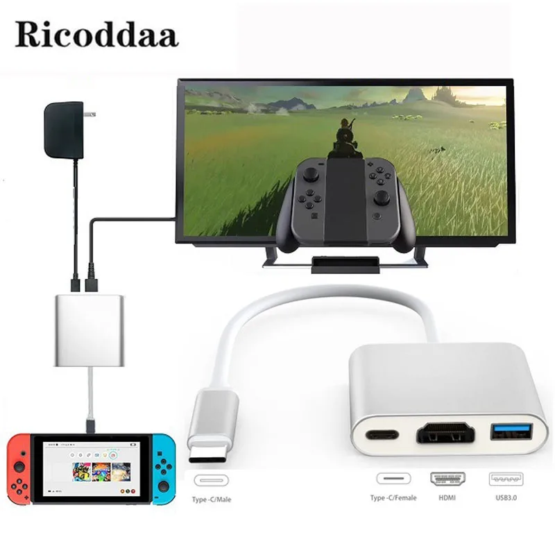 For Nintend Switch HDMI Type-C Adapter HUB USB-C to HDMI Converter Mini Dock Station HD Transfer For NS Console Game Accessories
For Nintend Switch HDMI Type-C Adapter HUB USB-C to HDMI Converter Mini Dock Station HD Transfer For NS Console Game Accessories