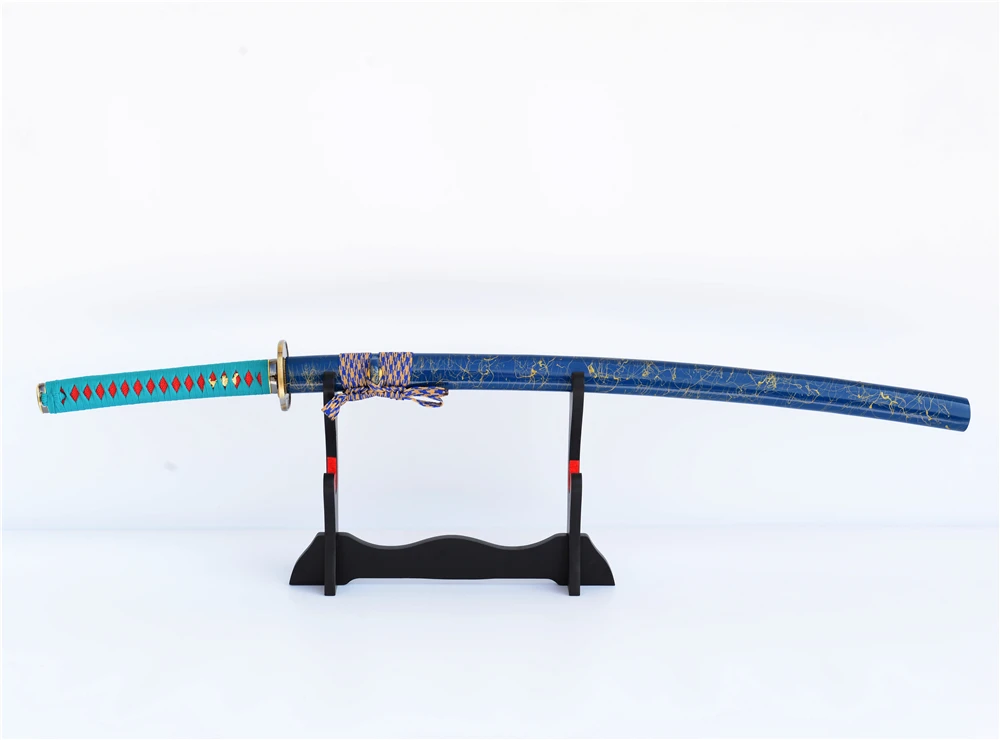 Brandon Swords Sharp Japanese Samurai Sword Katana 1060 Carbon Steel Full Tang Blue Blade Real Katana Sword Battle Ready
Brandon Swords Sharp Japanese Samurai Sword Katana 1060 Carbon Steel Full Tang Blue Blade Real Katana Sword Battle Ready