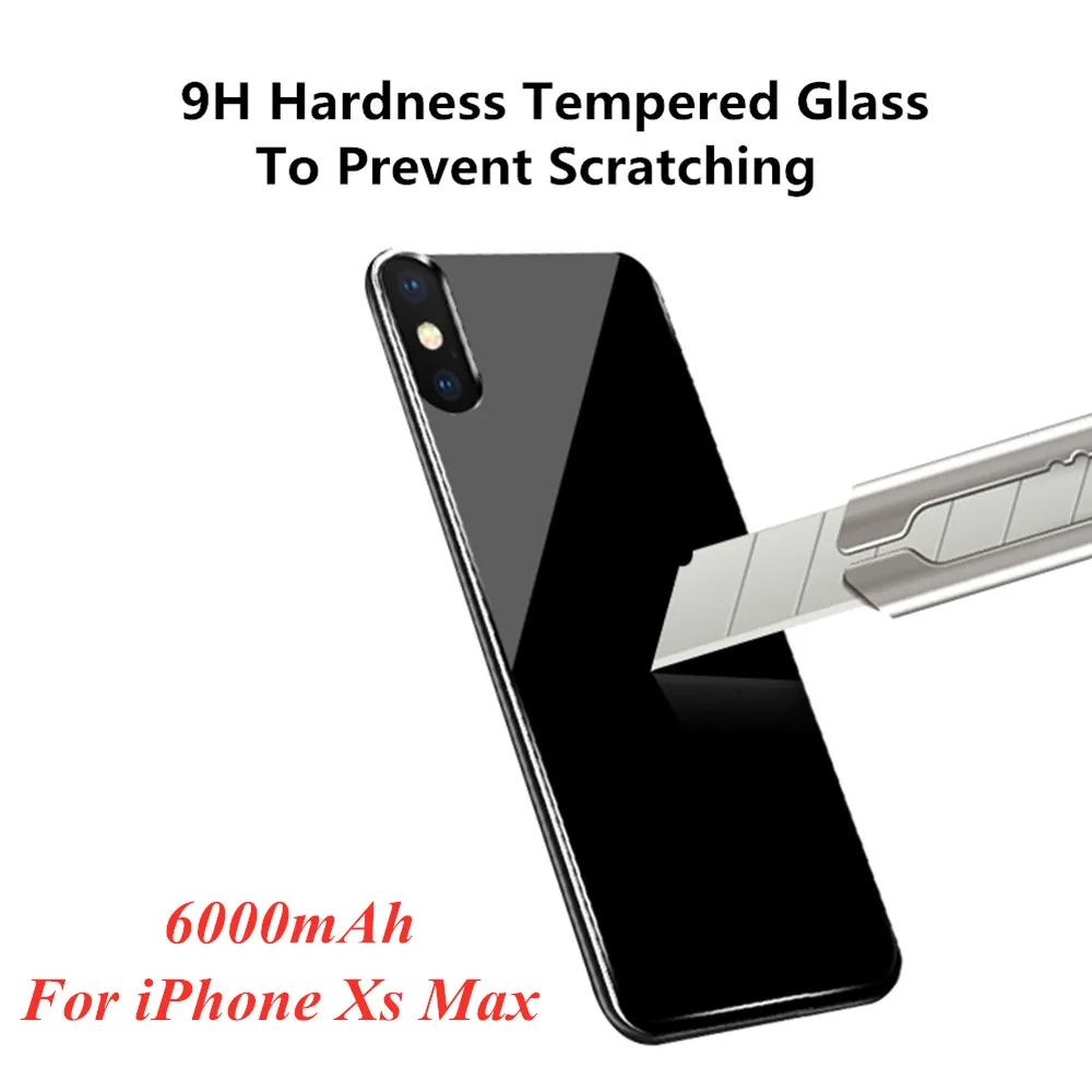 6000mAh Extended Phone Battery Power Case For iPhone XS Max Portable Power Bank Charger Case External Battery Charging Cover
6000mAh Extended Phone Battery Power Case For iPhone XS Max Portable Power Bank Charger Case External Battery Charging Cover