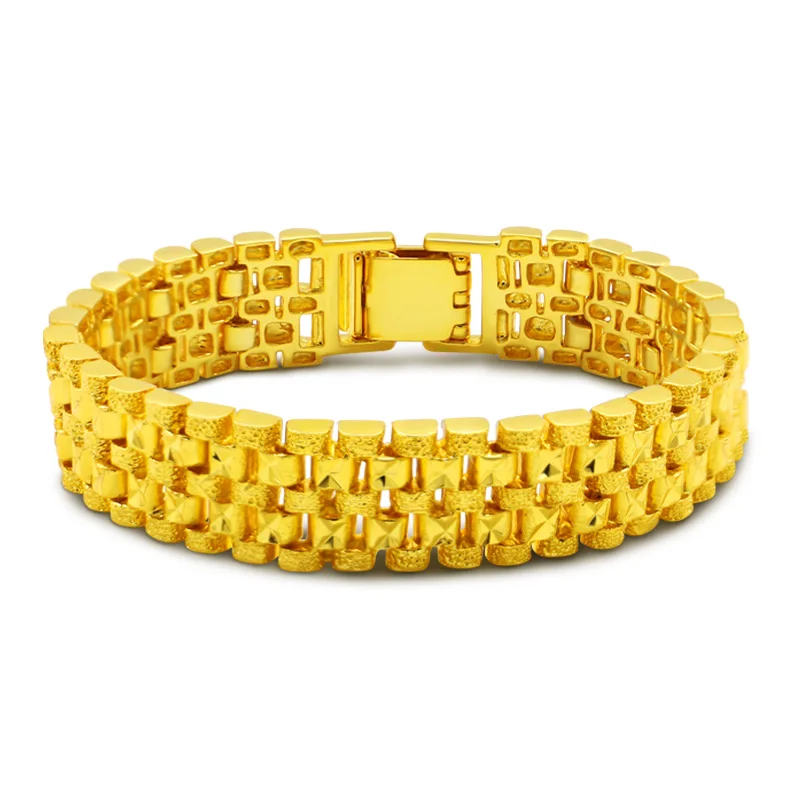 New Women Men Lovers Bracelet Hot Gold Color Charm 16mm 19cm Bracelet Female Personality Rose Gold Jewelry Wedding Gift
New Women Men Lovers Bracelet Hot Gold Color Charm 16mm 19cm Bracelet Female Personality Rose Gold Jewelry Wedding Gift