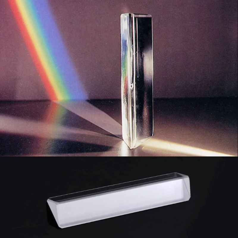 OOTDTY Triangular color prism optical right angle k9 material students experimental equipment
OOTDTY Triangular color prism optical right angle k9 material students experimental equipment