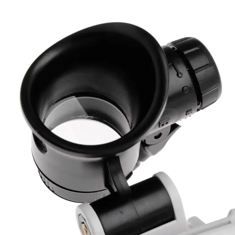 Headset Watch Repair Magnifying Glasses with LED Light 8X 15X 23X Illuminated Magnifier Jewelry Detection Magnifier
Headset Watch Repair Magnifying Glasses with LED Light 8X 15X 23X Illuminated Magnifier Jewelry Detection Magnifier