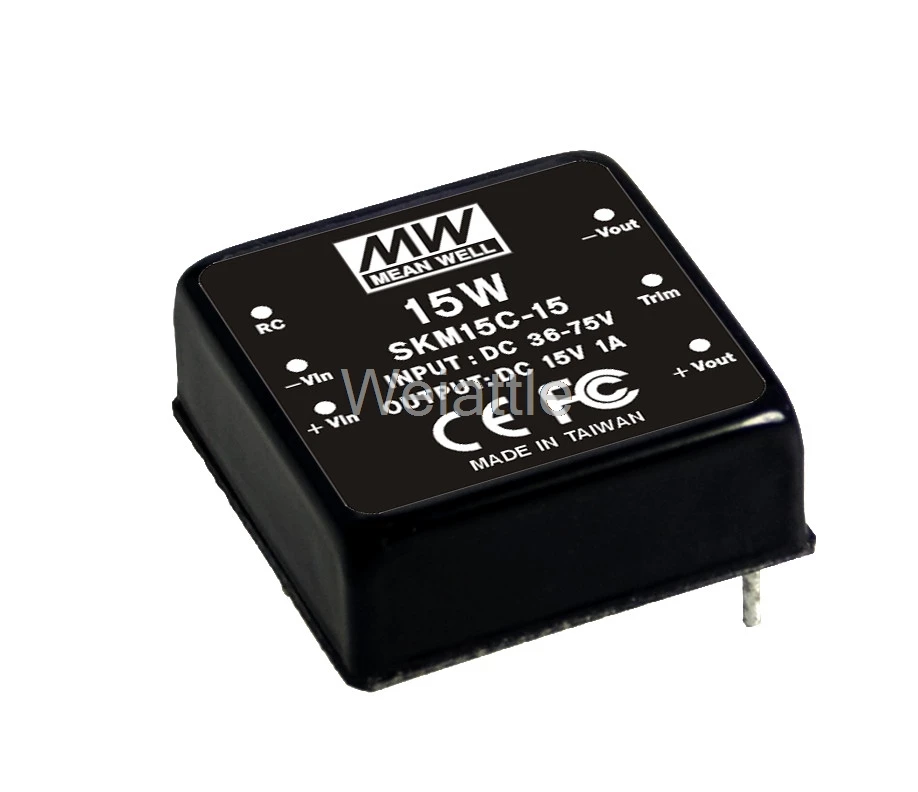 MEAN WELL оригинальный SKM15B-15 15В 1000мА meanwell SKM15 15В 15Вт DC-DC Регулируемый одновыходной преобразователь
MEAN WELL оригинальный SKM15B-15 15В 1000мА meanwell SKM15 15В 15Вт DC-DC Регулируемый одновыходной преобразователь