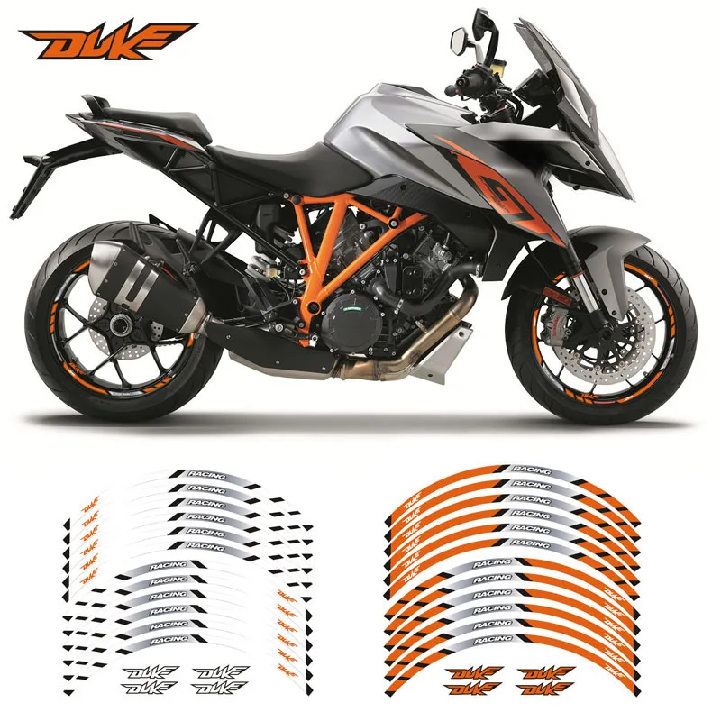 New 7Colors Motorcycle wheel sticker 12Pcs Thick Edge Outer Rim Sticker Stripe Wheel Decals For DUKE
New 7Colors Motorcycle wheel sticker 12Pcs Thick Edge Outer Rim Sticker Stripe Wheel Decals For DUKE