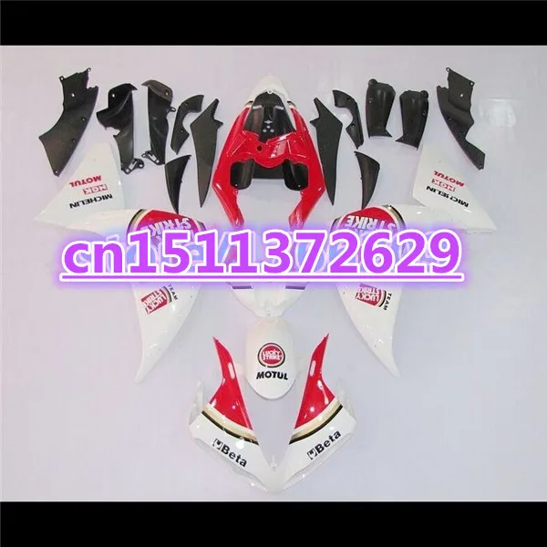 100%new Fairing kit for YZF R1 09 10 11 red white YZF-R1 09-11 YZF1000 R1 09 10 11 YZF R1 2009 2010 2011 Body Kits
100%new Fairing kit for YZF R1 09 10 11 red white YZF-R1 09-11 YZF1000 R1 09 10 11 YZF R1 2009 2010 2011 Body Kits