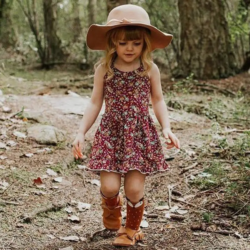 Cute toddler girl dresses children cotton sleeveles flower print baby girl summer clothes little girls mini dresses
Cute toddler girl dresses children cotton sleeveles flower print baby girl summer clothes little girls mini dresses