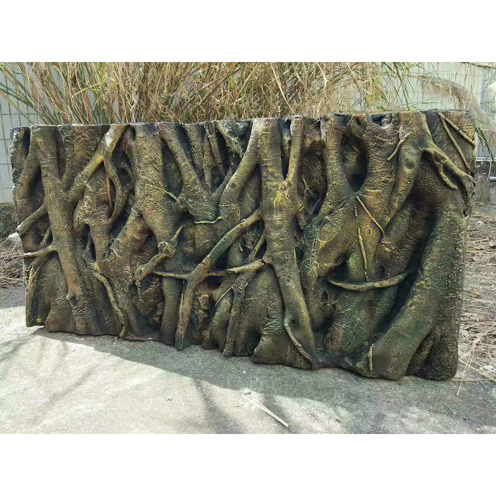 Искусственный 3D фон из пенопласта ландшафтный рисунок корня дерева Gecko ящерица