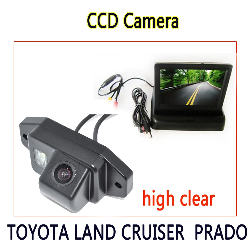 Auto Parking video LCD Mirror 4.3" foldable Monitor+rear view Parking Car HD CCD Camera for TOYOTA LAND CRUISER PRADO 2700 4000
Auto Parking video LCD Mirror 4.3" foldable Monitor+rear view Parking Car HD CCD Camera for TOYOTA LAND CRUISER PRADO 2700 4000
