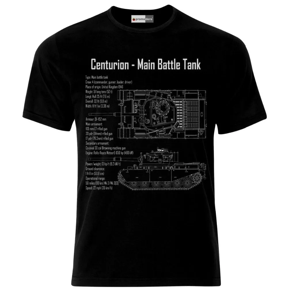 Мужская футболка 2018 новейший танк центуриона британская армия Panzer WW2 Blueptint футболка дизайн рубашки
Мужская футболка 2018 новейший танк центуриона британская армия Panzer WW2 Blueptint футболка дизайн рубашки