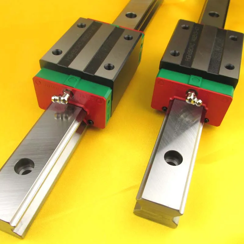 

New HIWIN HGR25 Linear Guide Rail 400mm With 2Pcs Of Linear Block Carriage HGH25CA HGH25 CNC Parts