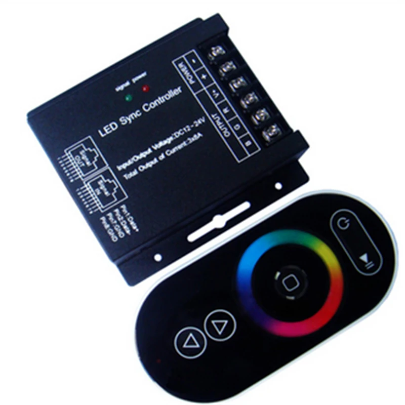 Новый дизайн синхронный контроллер RGB сенсорный РЧ-контроллер для 5050/3528 полос