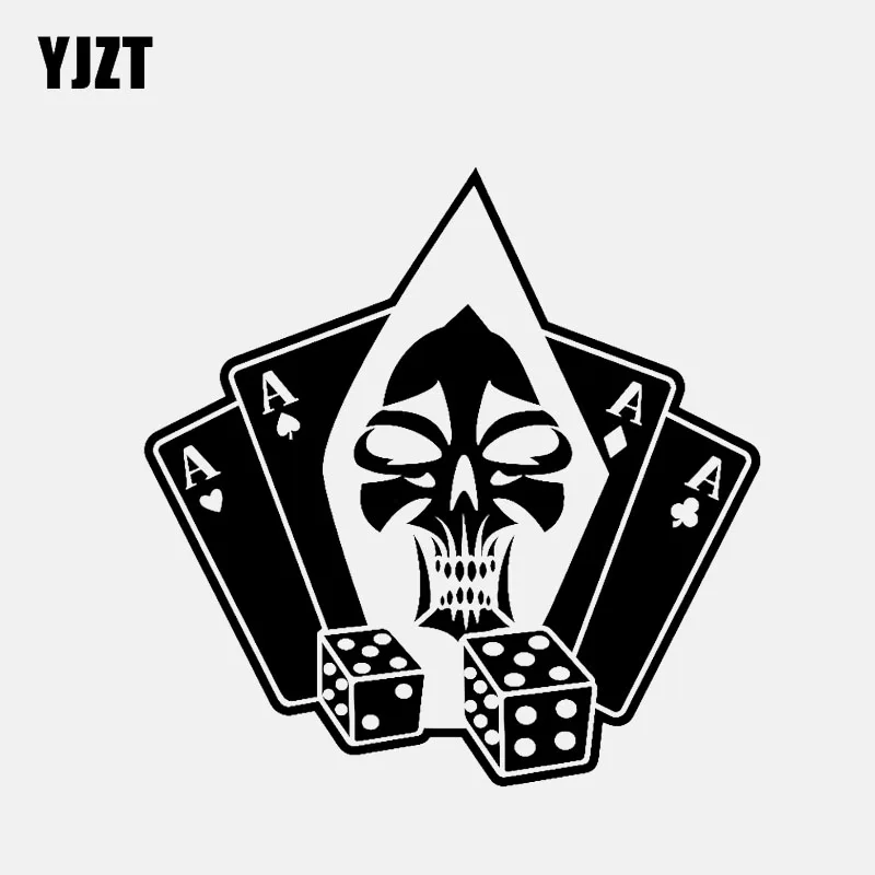 YJZT 13.7*13.9CM Coolest Poker Cards Decor Vinyl Personalized Bumper Car Window C12-1275
YJZT 13.7*13.9CM Coolest Poker Cards Decor Vinyl Personalized Bumper Car Window C12-1275