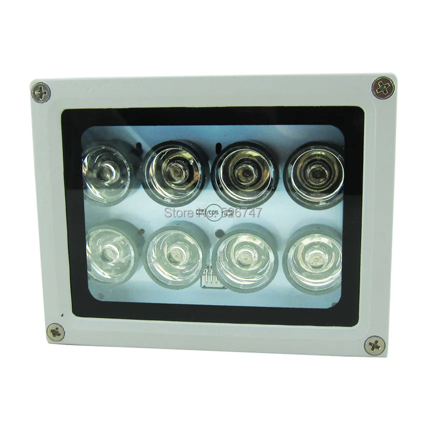 100% Brand New Night vision 8 LED Array IR Infrared Illuminator Lamp 40-80m illuminating For CCTV Camera | Безопасность и защита