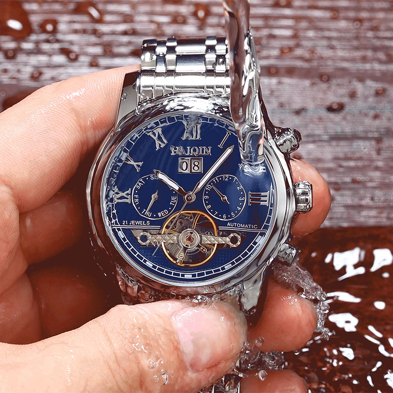 HAIQIN Men's Watches Watch Men 2019 Luxury Men's Mechanical Watch All Steel Military Waterproof Sports Clock Relogio Masculino
HAIQIN Men's Watches Watch Men 2019 Luxury Men's Mechanical Watch All Steel Military Waterproof Sports Clock Relogio Masculino