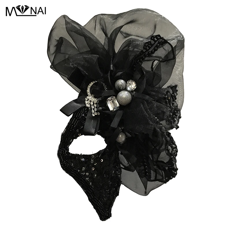 Fashion Black Venetian Masquerade Mask Eye Halloween Party Lace Fancy Dress Handmade Vintage Masks
Fashion Black Venetian Masquerade Mask Eye Halloween Party Lace Fancy Dress Handmade Vintage Masks