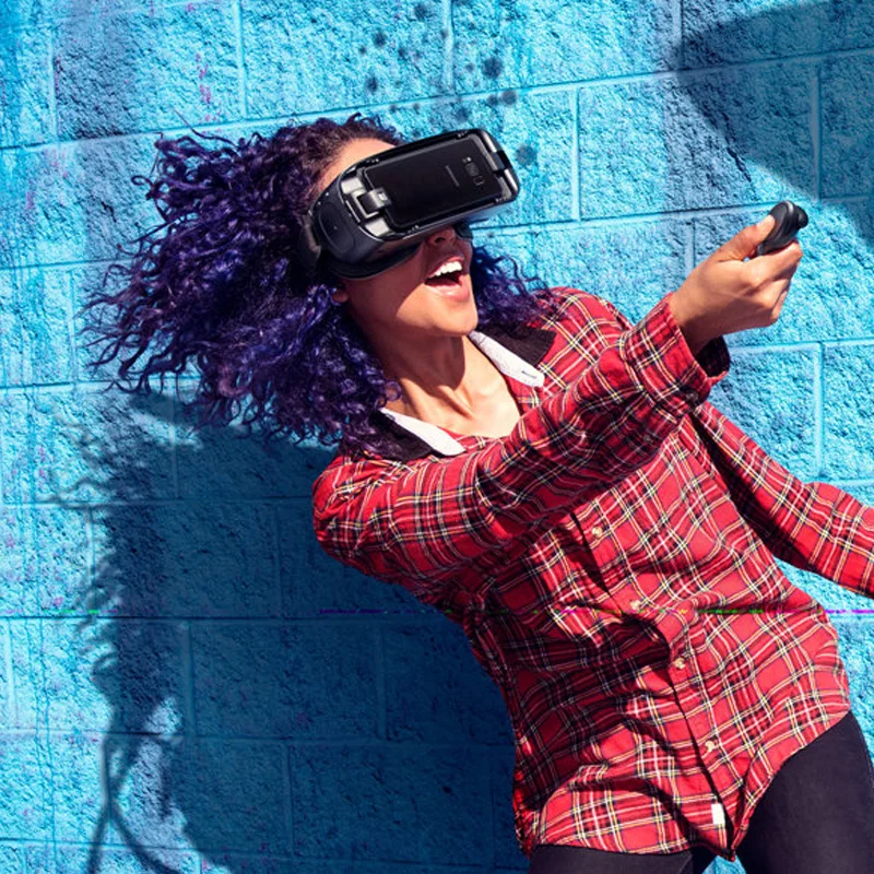 Очки виртуальной реальности SAMSUNG Gear VR 5 0 с поддержкой Samsung Galaxy S8 + Note7 Note S6 S7 S7Edge S9