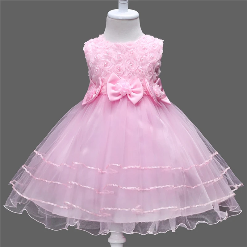 Rose Flower Girls Formal Dress With Bows Kids Summer Sleeveless Tutu Mesh Princess Dress Pearls Girl Party Wedding Costumes
Rose Flower Girls Formal Dress With Bows Kids Summer Sleeveless Tutu Mesh Princess Dress Pearls Girl Party Wedding Costumes