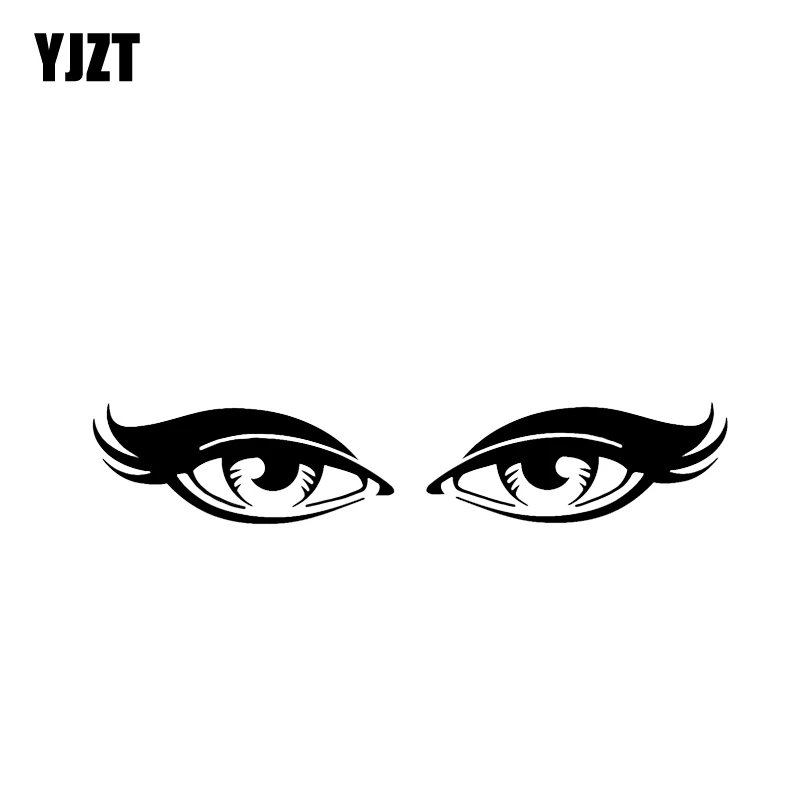 YJZT 17.5*3.4CM Lovely Girl Eyes Car Sticker Vinyl High Quality Decor Black/Silver C12-0539
YJZT 17.5*3.4CM Lovely Girl Eyes Car Sticker Vinyl High Quality Decor Black/Silver C12-0539
