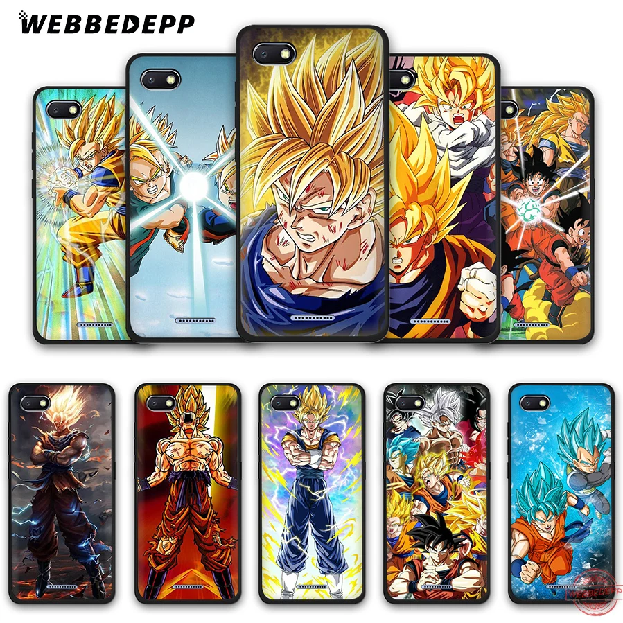 WEBBEDEPP Dragon Ball DragonBall z goku мягкая искусственная кожа для Redmi Note 8 7 6 5 Pro 4A 5A 6A 4X Plus S2 Go