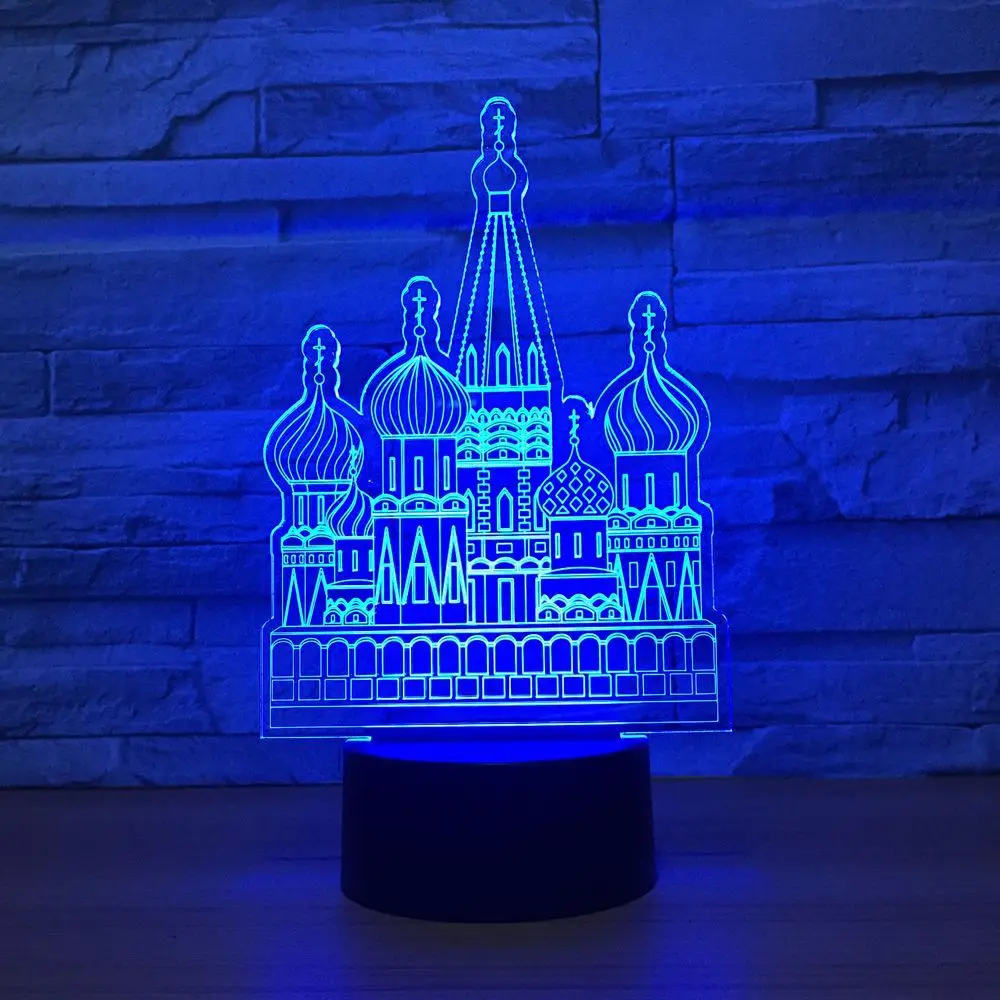 The Castle Model LED 3D Night light Lamp Remote Touch Switch USB 7 Color Change Mood Table Decorative Lamp Creative Gifts
The Castle Model LED 3D Night light Lamp Remote Touch Switch USB 7 Color Change Mood Table Decorative Lamp Creative Gifts