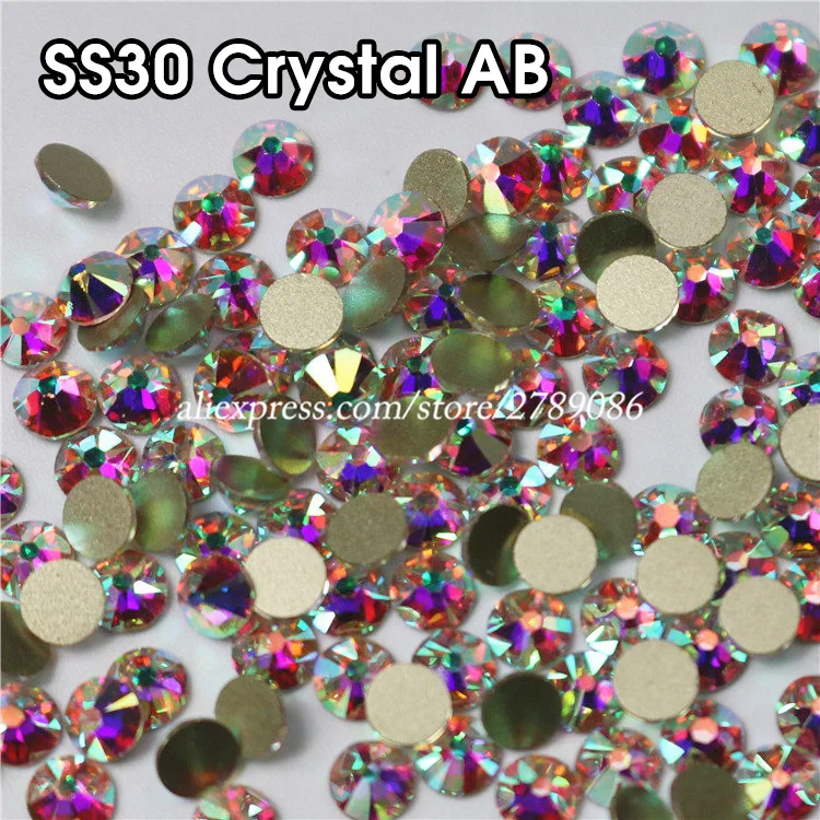 288pcs/lot ss30 (6.4~6.6mm) Crystal AB Rhinestone for Nail Art Flat Back Non Hotfix Glue on Nails Art Rhinestones
288pcs/lot ss30 (6.4~6.6mm) Crystal AB Rhinestone for Nail Art Flat Back Non Hotfix Glue on Nails Art Rhinestones