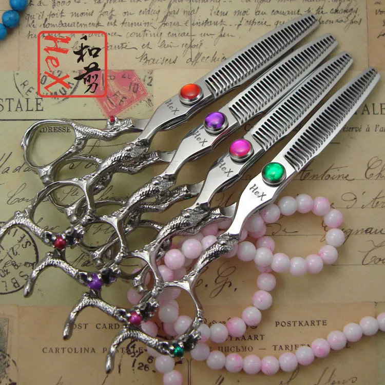 colorful Dragon handle hair styling tools Japanese hair thinning scissors 6" Japanese 440C high quality hairdresser scissors
colorful Dragon handle hair styling tools Japanese hair thinning scissors 6" Japanese 440C high quality hairdresser scissors