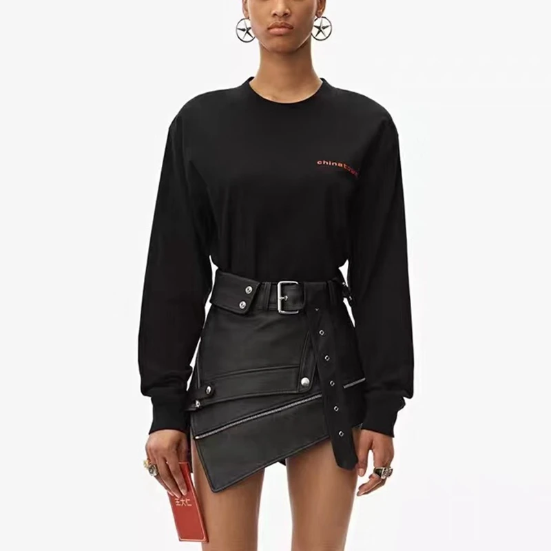 European Style Women Skirt Natural 100% Sheepskin Leather 2022 Fashion Knee-Length Skirt Real Sheepskin Leather Sashes Decorate
European Style Women Skirt Natural 100% Sheepskin Leather 2022 Fashion Knee-Length Skirt Real Sheepskin Leather Sashes Decorate