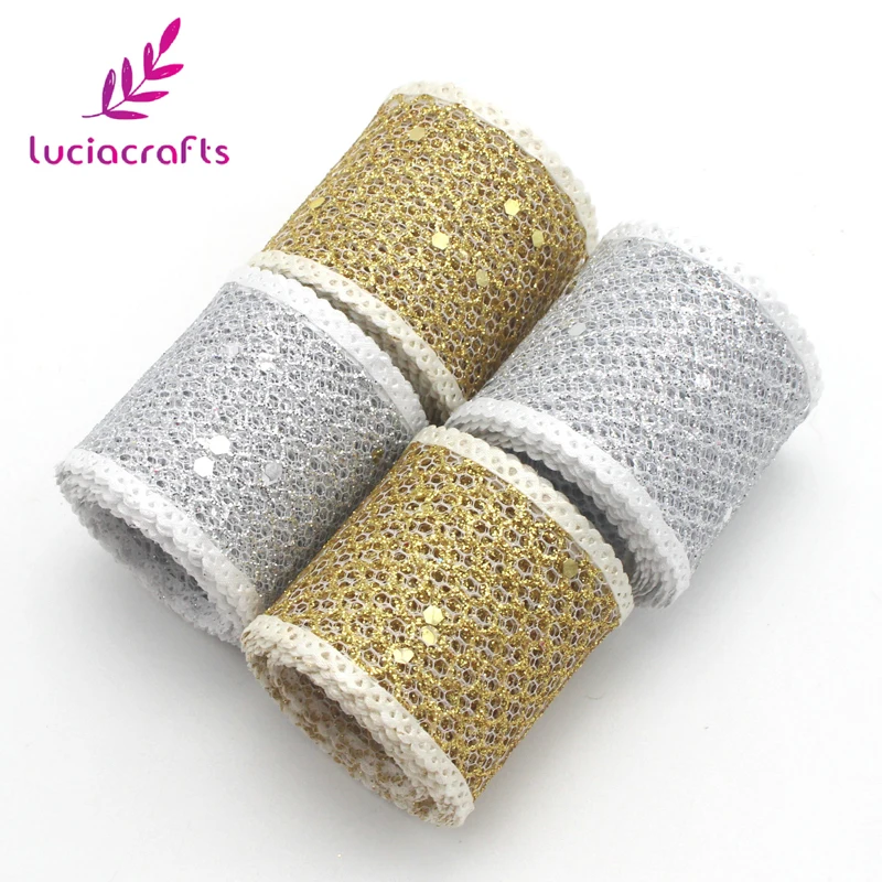 Lucia crafts 40 мм 4 года/лот Серебристые золотистые блестящие сетчатая лента из органзы для Свадебная Упаковка, Подарочная украшения для самодель...
Lucia crafts 40 мм 4 года/лот Серебристые золотистые блестящие сетчатая лента из органзы для Свадебная Упаковка, Подарочная украшения для самодель...