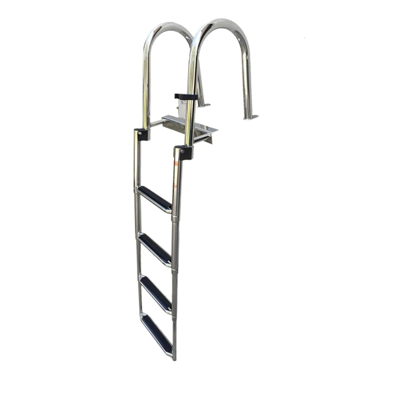 Stainless Steel Telescoping 4 Step Boat Ladder Pool Swim Upper Platform Dock Swimming Ladder
Stainless Steel Telescoping 4 Step Boat Ladder Pool Swim Upper Platform Dock Swimming Ladder