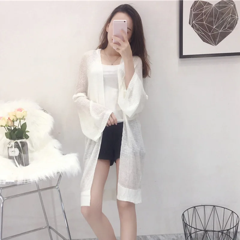 Women Blouse Casual Vintage Kimono Cardigan Ladies Summer Chiffon Long Knitted White Solid Loose Women Tops And Blouses
Women Blouse Casual Vintage Kimono Cardigan Ladies Summer Chiffon Long Knitted White Solid Loose Women Tops And Blouses