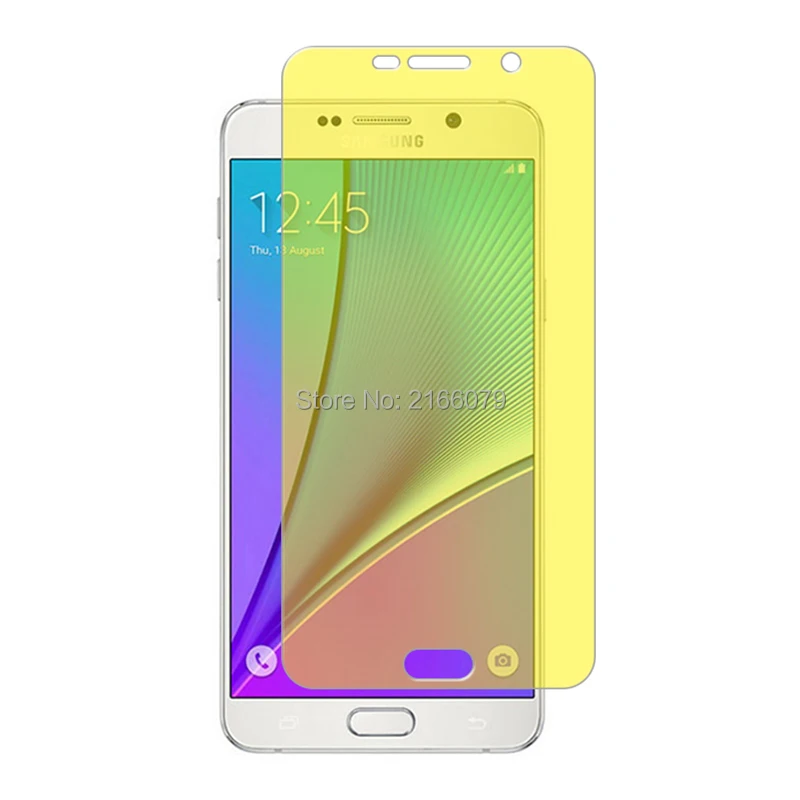 For Samsung Galaxy Note 5 Note5 N9200 5.7" Soft TPU Front Full Cover Screen Protector Transparent Protective Film + Clean Tools |