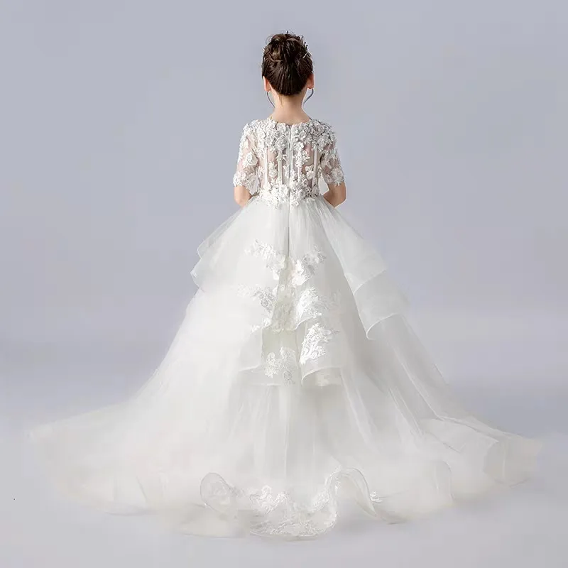 2020Spring Luxury Children Girls White Color Model Show Piano Host Long Trailing Dress Kids Teens Evening Birthday Party Dresses
2020Spring Luxury Children Girls White Color Model Show Piano Host Long Trailing Dress Kids Teens Evening Birthday Party Dresses