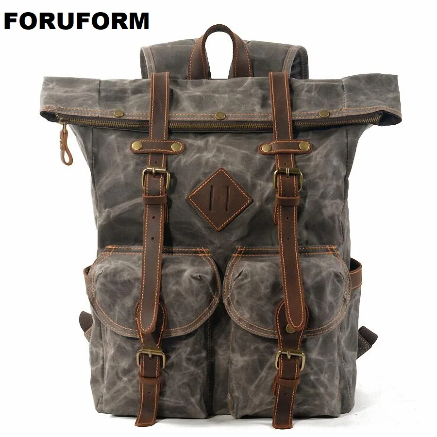 Hot New Multifunction Fashion Men Backpack Vintage Canvas Backpack School Bag Neutral Portable Waterproof Travel Bag LI-2510
Hot New Multifunction Fashion Men Backpack Vintage Canvas Backpack School Bag Neutral Portable Waterproof Travel Bag LI-2510