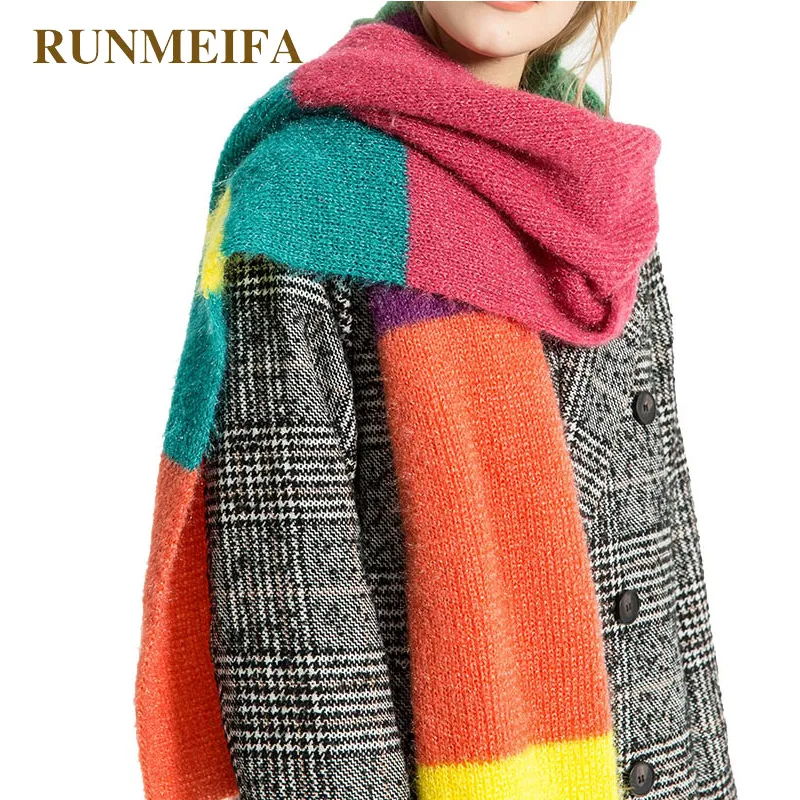 RUNMEIFA New Fashion Cashmere Scarf Women Shawls and Wraps Foulard Femme Knitted Winter Pashmina Scarves Keep Warm Plus Size
RUNMEIFA New Fashion Cashmere Scarf Women Shawls and Wraps Foulard Femme Knitted Winter Pashmina Scarves Keep Warm Plus Size