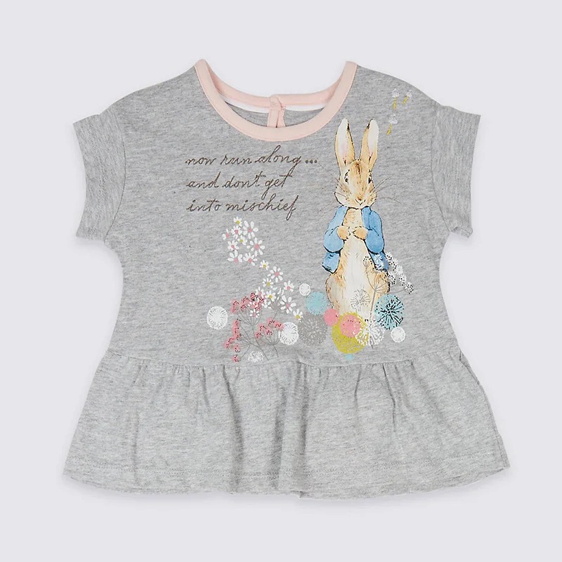 Little Maven New Summer Kids Clothing Short O-neck Grey Rabbit Cartoon Hemline Knitted Tee Cotton 1-6yrs Girls Casual Tshirt
Little Maven New Summer Kids Clothing Short O-neck Grey Rabbit Cartoon Hemline Knitted Tee Cotton 1-6yrs Girls Casual Tshirt