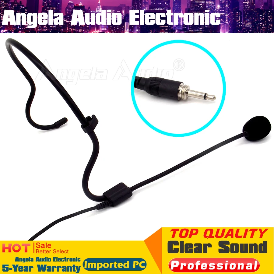 4Pcs Headworn Headset Condenser Microphone 3.5mm Screw Headband Microfone Microfono Mike For Karaoke Wireless Microphones System
4Pcs Headworn Headset Condenser Microphone 3.5mm Screw Headband Microfone Microfono Mike For Karaoke Wireless Microphones System