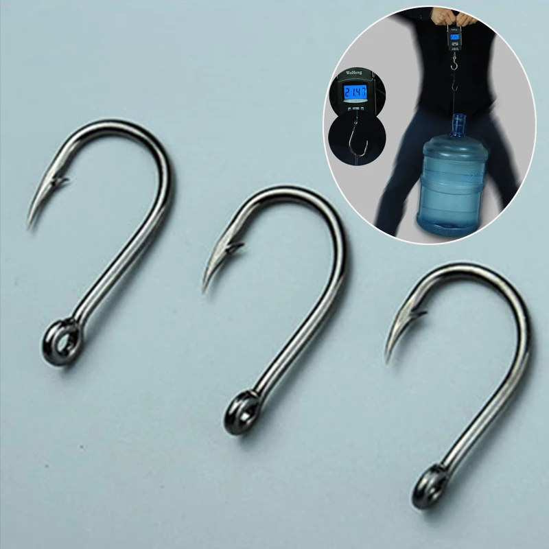 4pcs/Lot Fishing Hooks Sea Fishing High Carbon Steel Barbed Extremely Sharp Big Fish FishHooks Fishing Accessories 5 Size Option
4pcs/Lot Fishing Hooks Sea Fishing High Carbon Steel Barbed Extremely Sharp Big Fish FishHooks Fishing Accessories 5 Size Option
