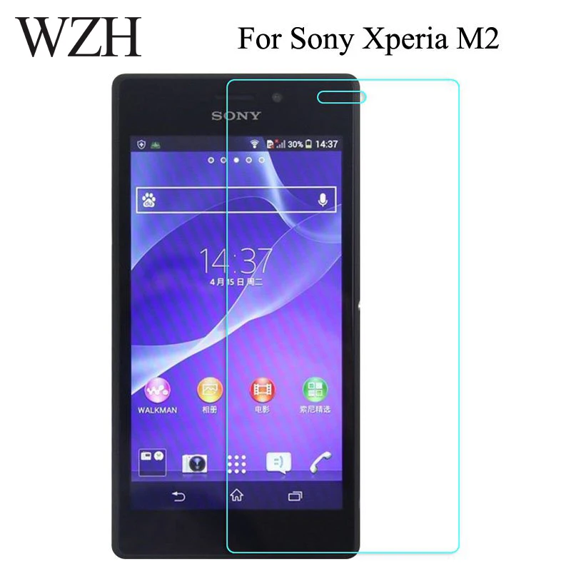 Защитное стекло закаленное 9H для Sony Xperia M2 S50h D2302 D2303 D2306 Dual Aqua D2403 D2406|premium tempered|tempered