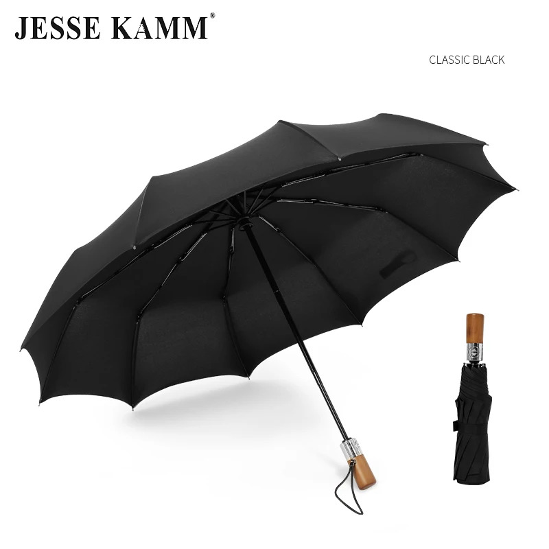 Зонт JESSE KAMM, полностью автоматический, 190T, с ручкой из цельного дерева, 10 спиц, ветрозащитный, сильный дождь, большой, для деловых мужчин
Зонт JESSE KAMM, полностью автоматический, 190T, с ручкой из цельного дерева, 10 спиц, ветрозащитный, сильный дождь, большой, для деловых мужчин
